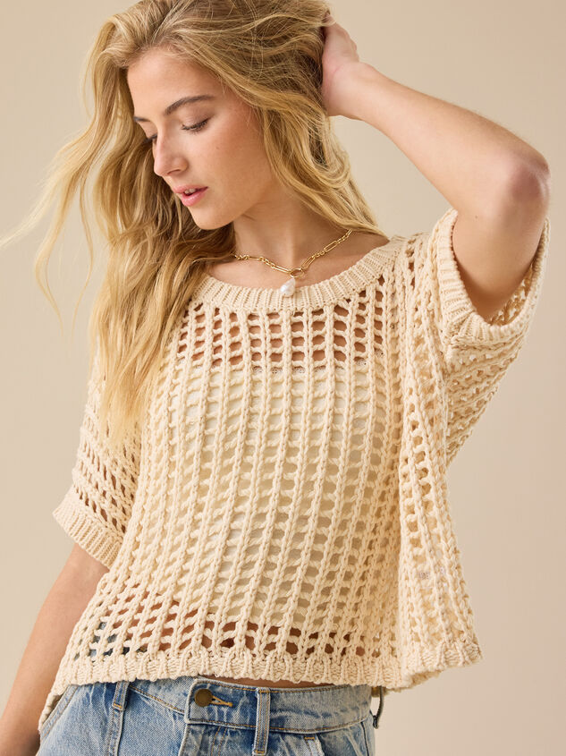 Ali Crochet Boxy Top - TULLABEE