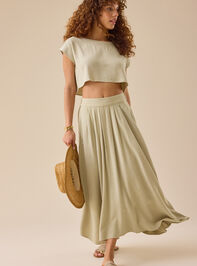 Jules Linen Maxi Skirt - TULLABEE