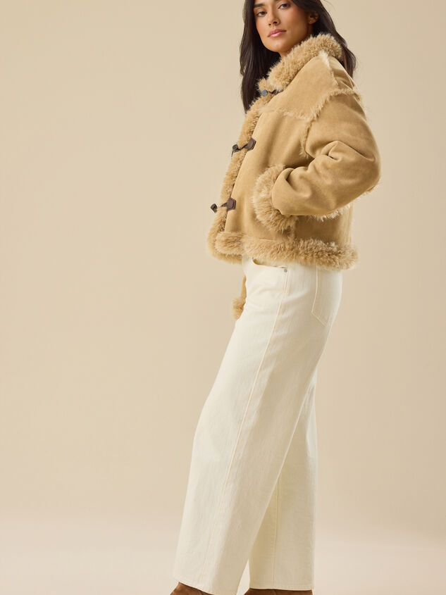 Elsa Faux Suede Jacket Detail 4 - TULLABEE