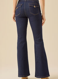 Riven Boot-Cut Jeans Detail 5 - TULLABEE