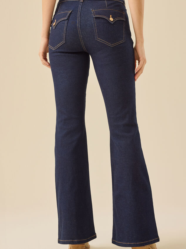 Riven Boot-Cut Jeans Detail 5 - TULLABEE