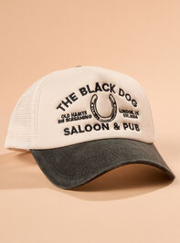 Black Dog Saloon and Pub Trucker Hat - TULLABEE