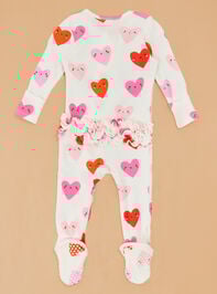 Happy Hearts Footie Detail 4 - TULLABEE