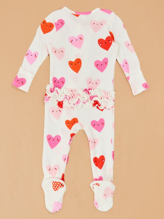 Happy Hearts Footie Detail 4 - TULLABEE