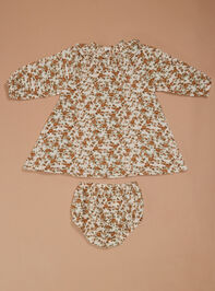 Illy Floral Dress And Bloomer Set Detail 2 - TULLABEE