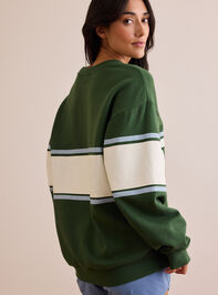 Park City Stripe Pullover Detail 4 - TULLABEE