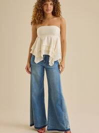 Marcia Asymmetrical Tube Top Detail 4 - TULLABEE