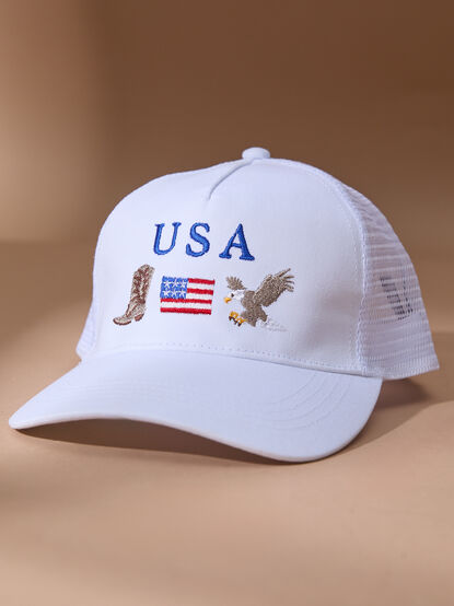 USA Icons Trucker Hat - TULLABEE