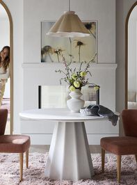 Skyler Cement Dining Table Detail 2 - TULLABEE