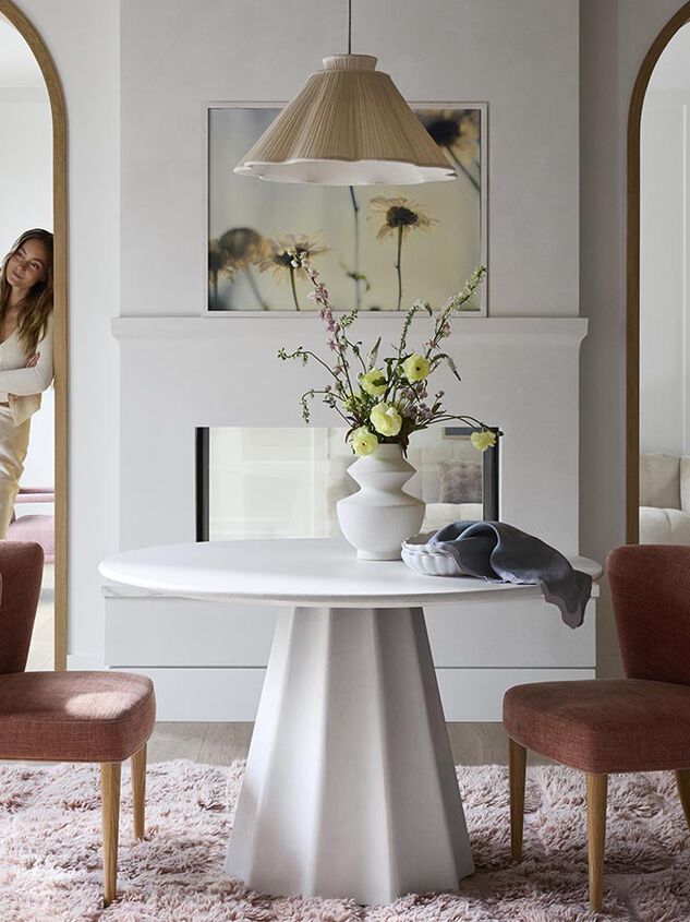 Skyler Cement Dining Table Detail 2 - TULLABEE
