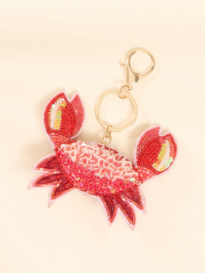 Beaded Crab Bag Charm - TULLABEE