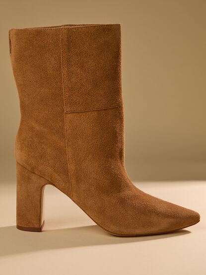 Celeste Suede Bootie - TULLABEE