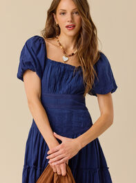 Talla Drop Waist Maxi Dress Detail 2 - TULLABEE