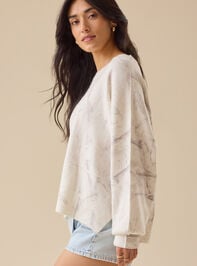 Chloe Camo Sweater Detail 3 - TULLABEE