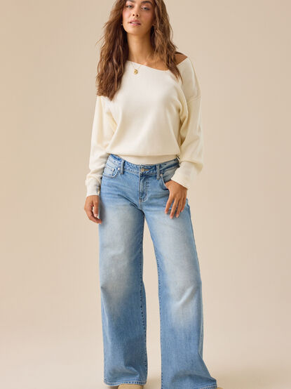 Camilla Asymmetrical Sweater - TULLABEE
