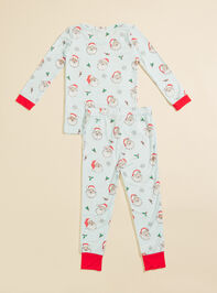 Vintage Santa Toddler Lounge Set Detail 3 - TULLABEE