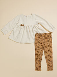 Bailey Velvet Tunic and Leopard Leggings by MudPie - TULLABEE