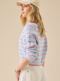 Mila Stripe Sweater Detail 2 - TULLABEE
