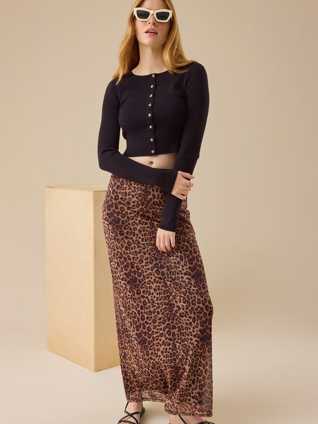 Francie Cheetah Maxi Skirt - TULLABEE