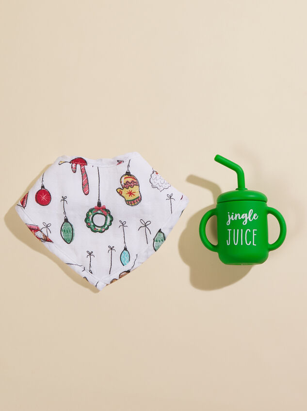 Christmas Bib and Cup Set by MudPie - TULLABEE