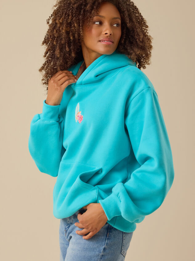 The Sea Is My Happy Place Hoodie Detail 5 - TULLABEE