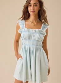 Ashley Denim Romper - TULLABEE