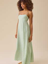 Kat Striped Maxi Dress Detail 3 - TULLABEE