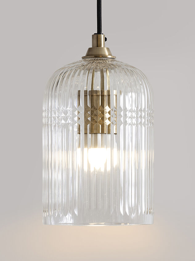 Annabelle Cloche Glass Pendant Detail 3 - TULLABEE