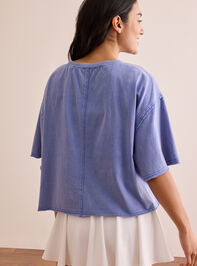 You're A Star Cropped Tee Detail 4 - TULLABEE