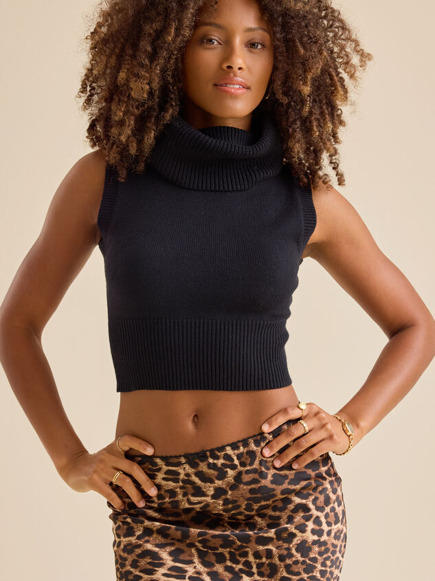 Janet Turtle Neck Vest - TULLABEE