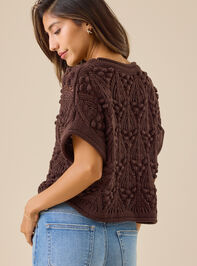 Evelyn Sweater Vest Detail 4 - TULLABEE