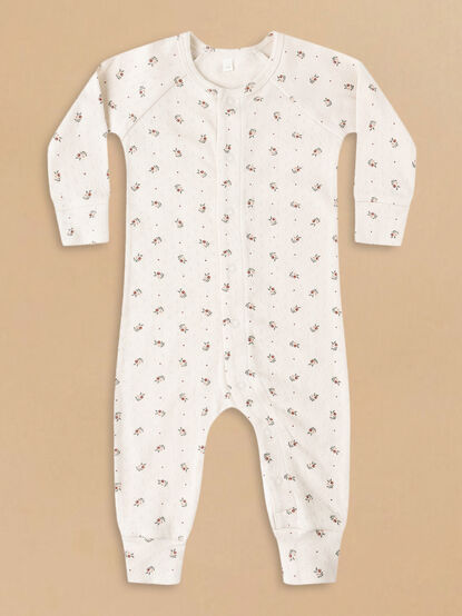 Heather Floral Footie by Quincy Mae - TULLABEE