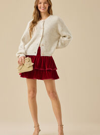 Giovanna Velvet Mini Skirt - TULLABEE