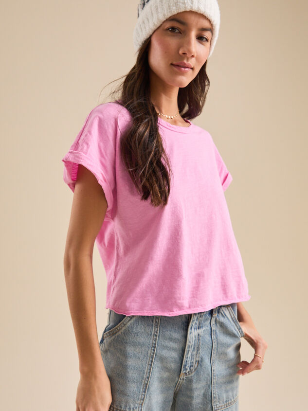 Michaela Boxy Tee Detail 2 - TULLABEE