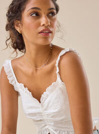 Chelsea Cinch Front Tank Detail 3 - TULLABEE