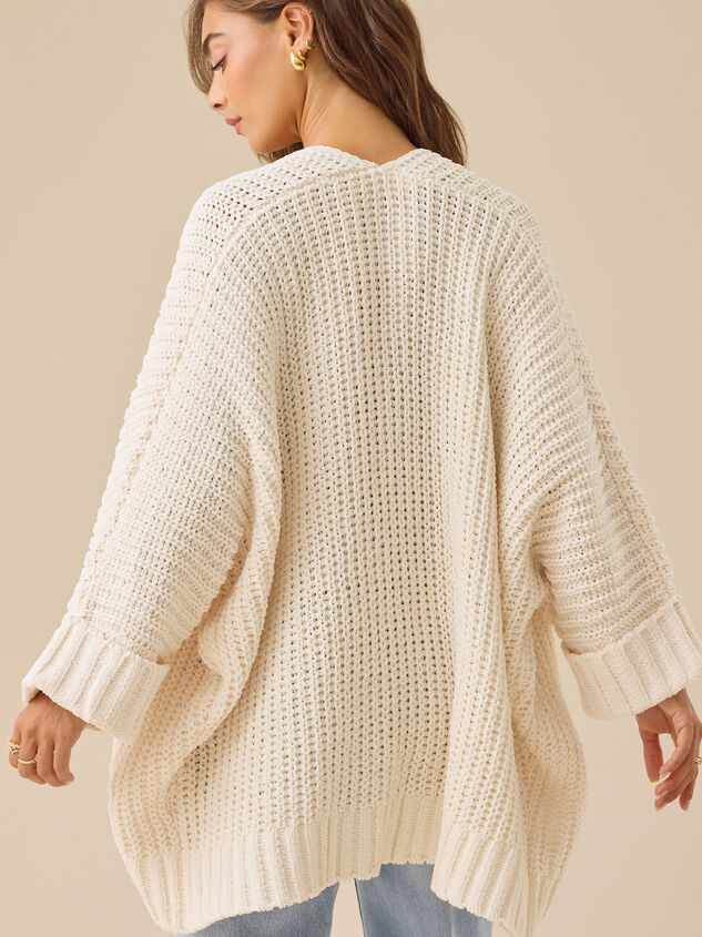 Lorelai Open Cardigan Detail 5 - TULLABEE