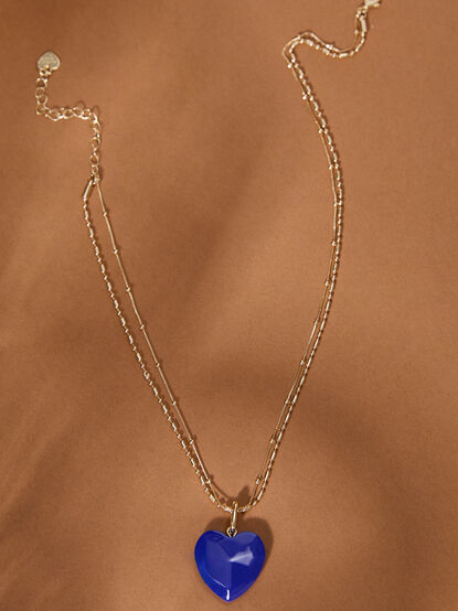 Heartfelt Hue Charm Necklace - TULLABEE