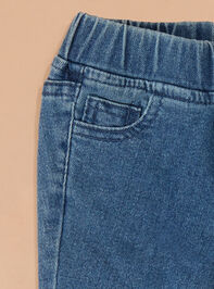 Mallie Toddler Denim Flares Detail 3 - TULLABEE