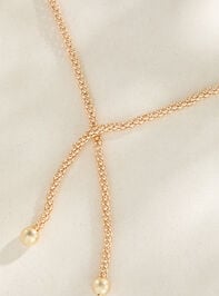 Popcorn Chain Gold Wrap Necklace Detail 2 - TULLABEE