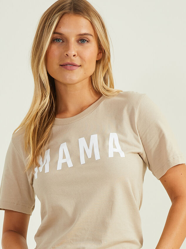 Mama Graphic Tee Detail 2 - TULLABEE