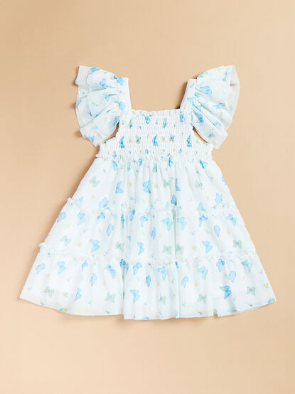 Elena Mesh Butterfly Baby Dress - TULLABEE