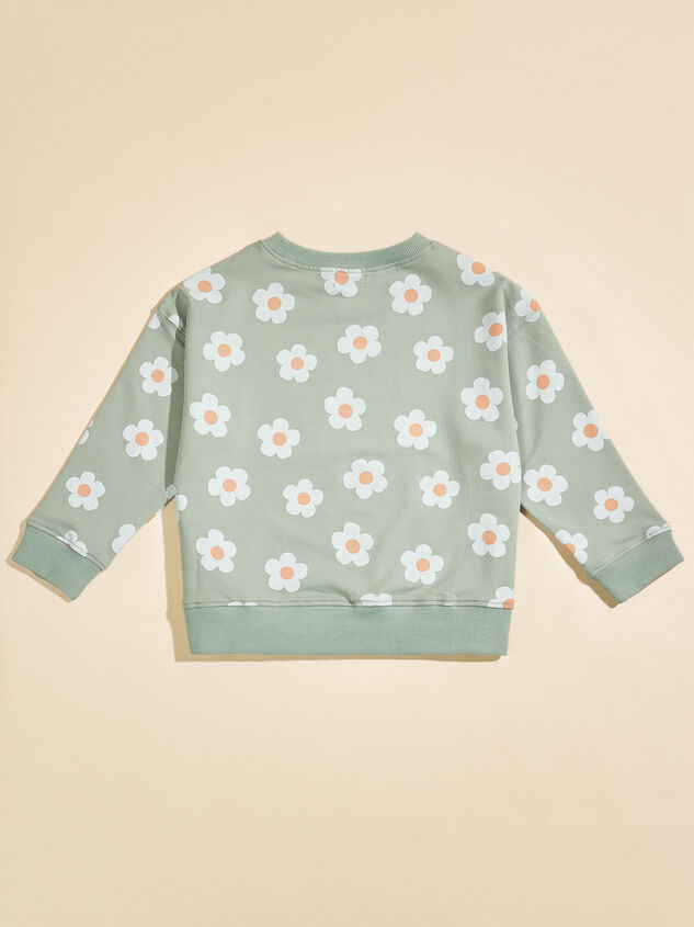 Myra Floral Sweatshirt Detail 3 - TULLABEE