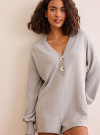Cabin Cozy Knit Romper Detail 2 - TULLABEE