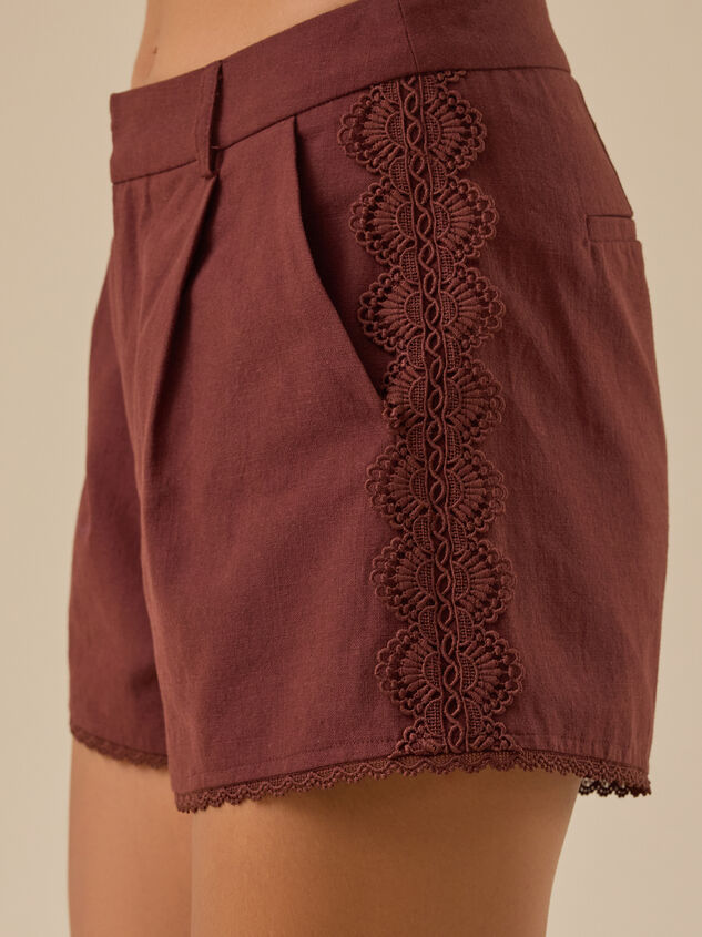 Avery Linen Short Detail 4 - TULLABEE