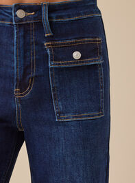 Tullalah Wide Leg Crop Jeans Detail 4 - TULLABEE