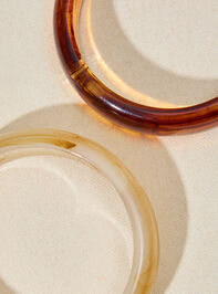 Resin Bangle Set Detail 3 - TULLABEE