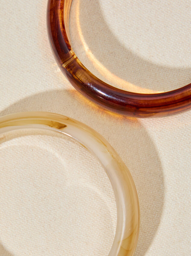 Resin Bangle Set Detail 3 - TULLABEE