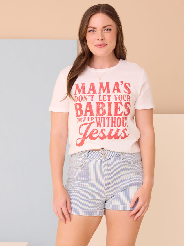 Mamas Babies with Jesus Tee - TULLABEE