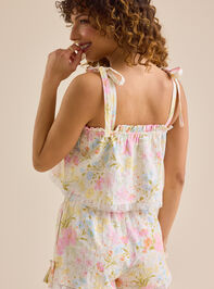 Alexandra Floral Tank Detail 4 - TULLABEE