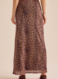 Francie Cheetah Maxi Skirt Detail 5 - TULLABEE